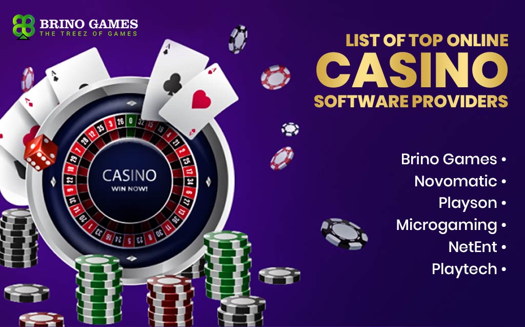 List of top online casino software providers