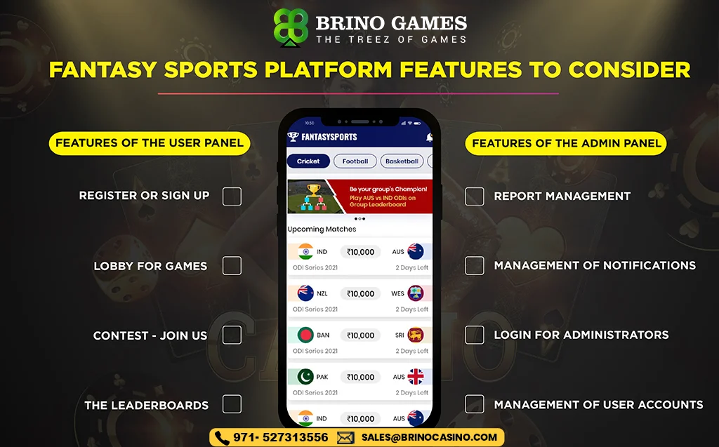 features of fantasy sports