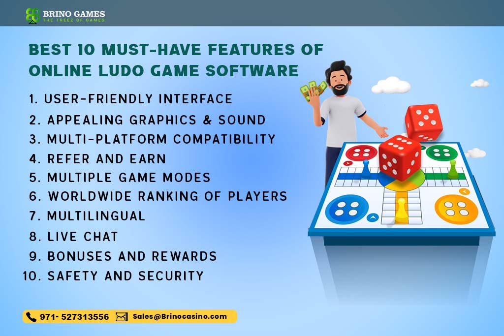 Must-Have Features of Online Ludo Game Software