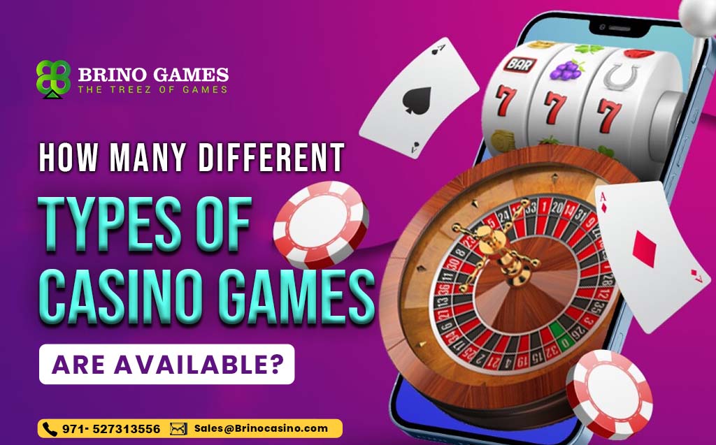 How many different types of casino games