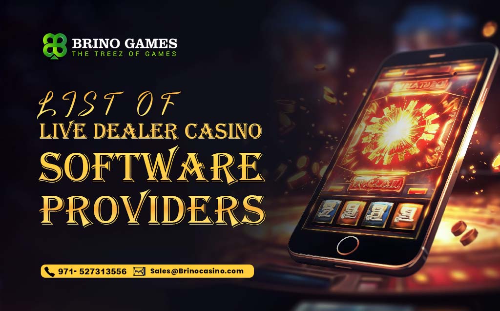 List of Live Dealer Casino Software Provider in 2024