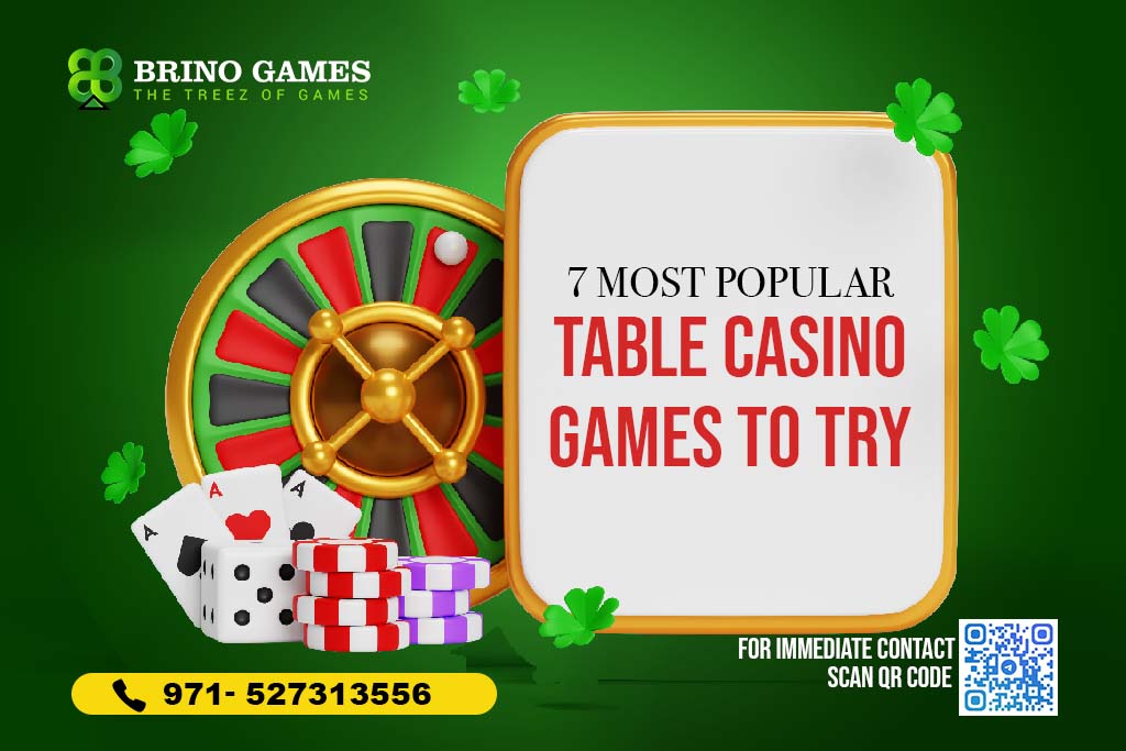 7 Most Popular Table Casino Games to Try in 2024   