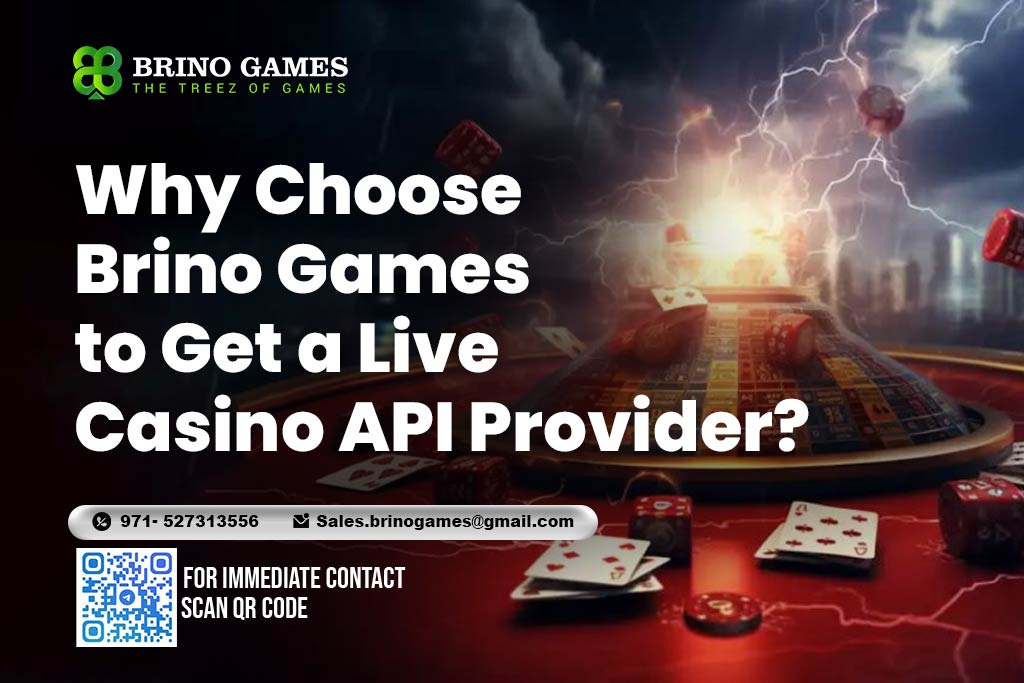 Why Choose Brino Games to Get a Live Casino API Provider?