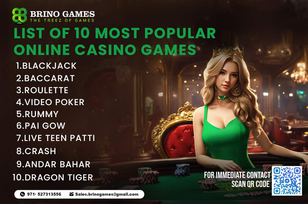 Popular Online Casino Games In 2024